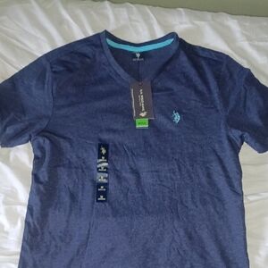 Polo Ralph Lauren Blue V-Neck T-Shirt